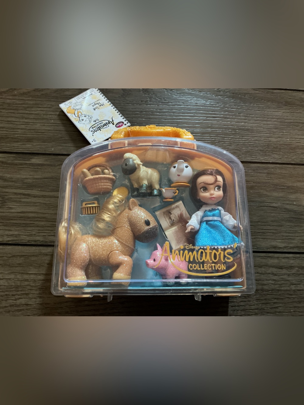 Disney Animators Collection Belle Mini Doll Playset